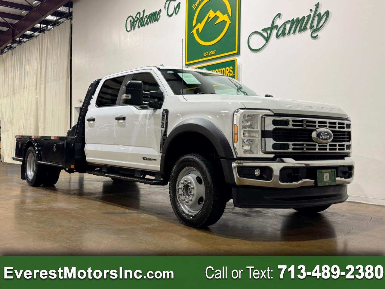 2024 Ford Super Duty F-550 DRW XL 4X4 CREWCAB 11FT FLATBED DIESEL PAYLOAD PLUS