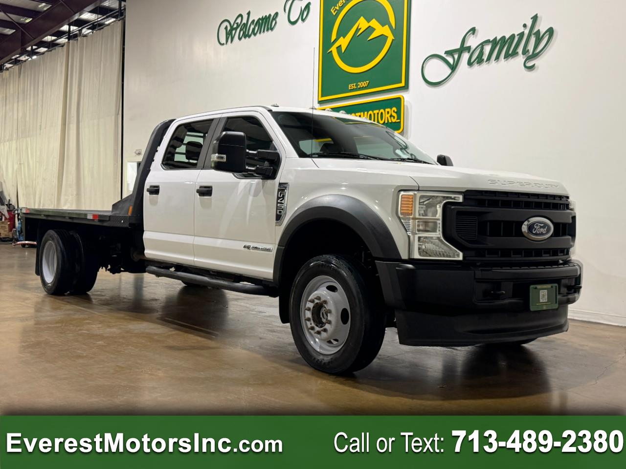 2020 Ford Super Duty F-450 DRW XL 4X4 CREWCAB 11FT FLATBED 6.7L DIESEL PTO 1OWNER