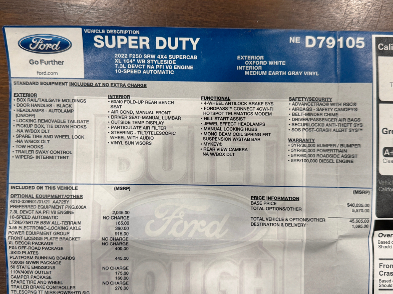 Ford Super Duty F-250 SRW  2022