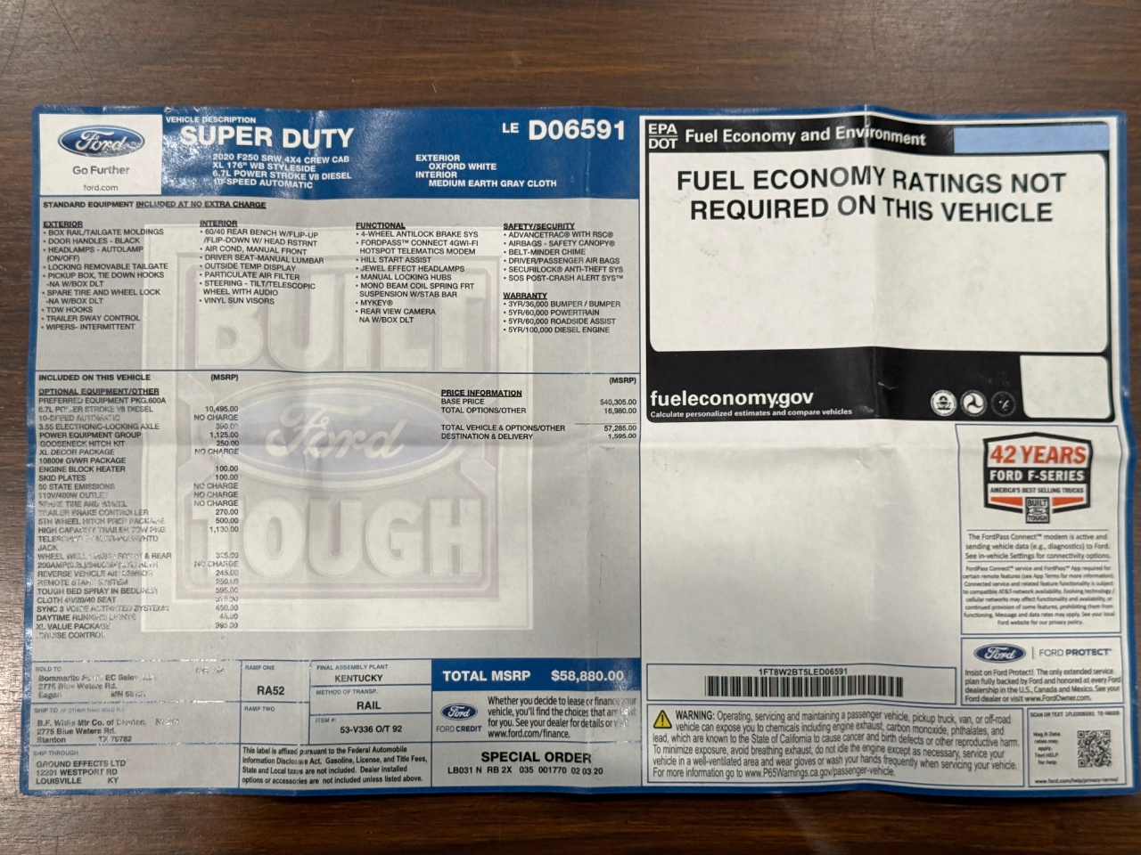 Ford Super Duty F-250 SRW  2020