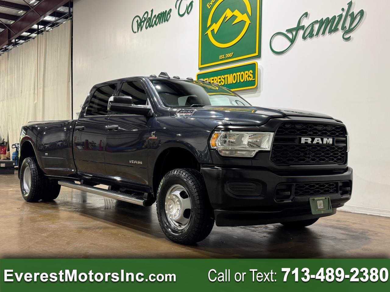 2022 RAM 3500 TRADESMAN 4X4 CREWCAB LONG DRW 6.7 DIESEL 4.10AXLE