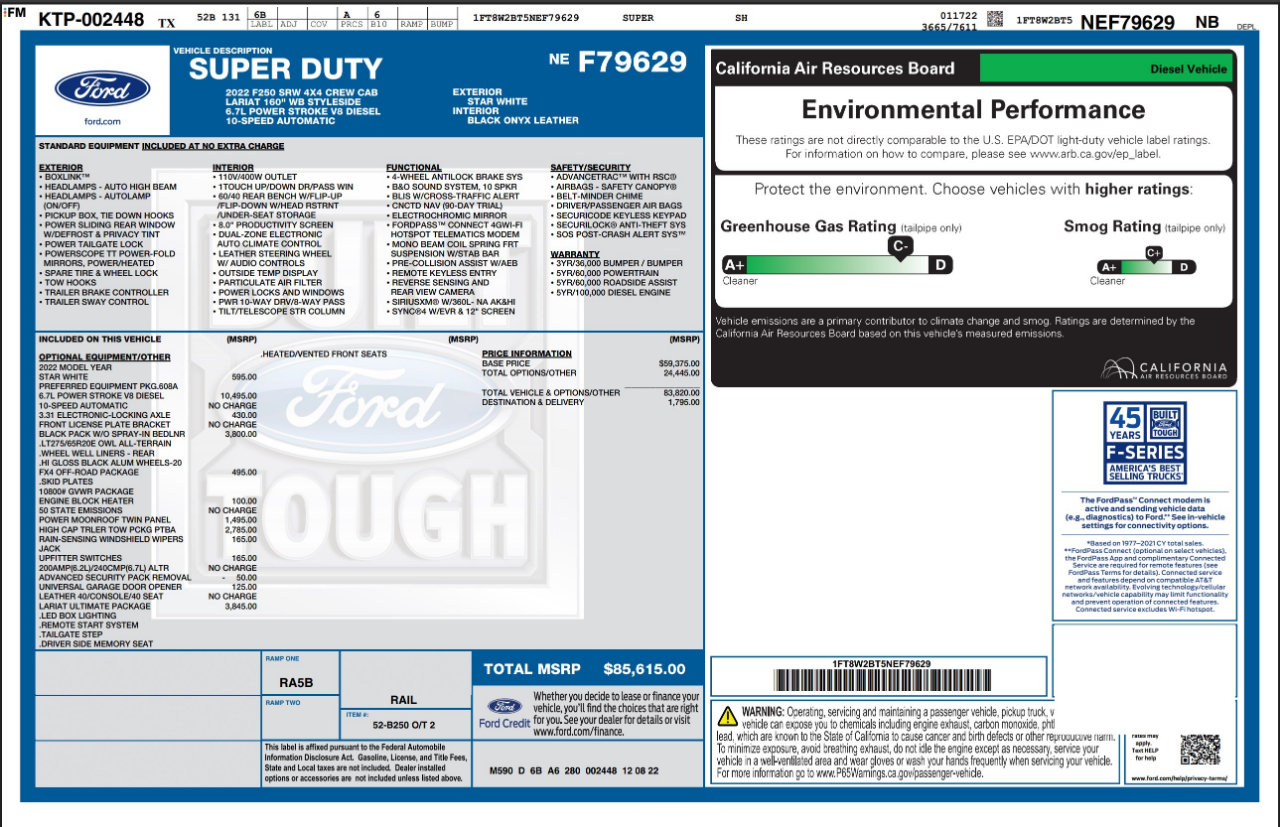 Ford Super Duty F-250 SRW  2022