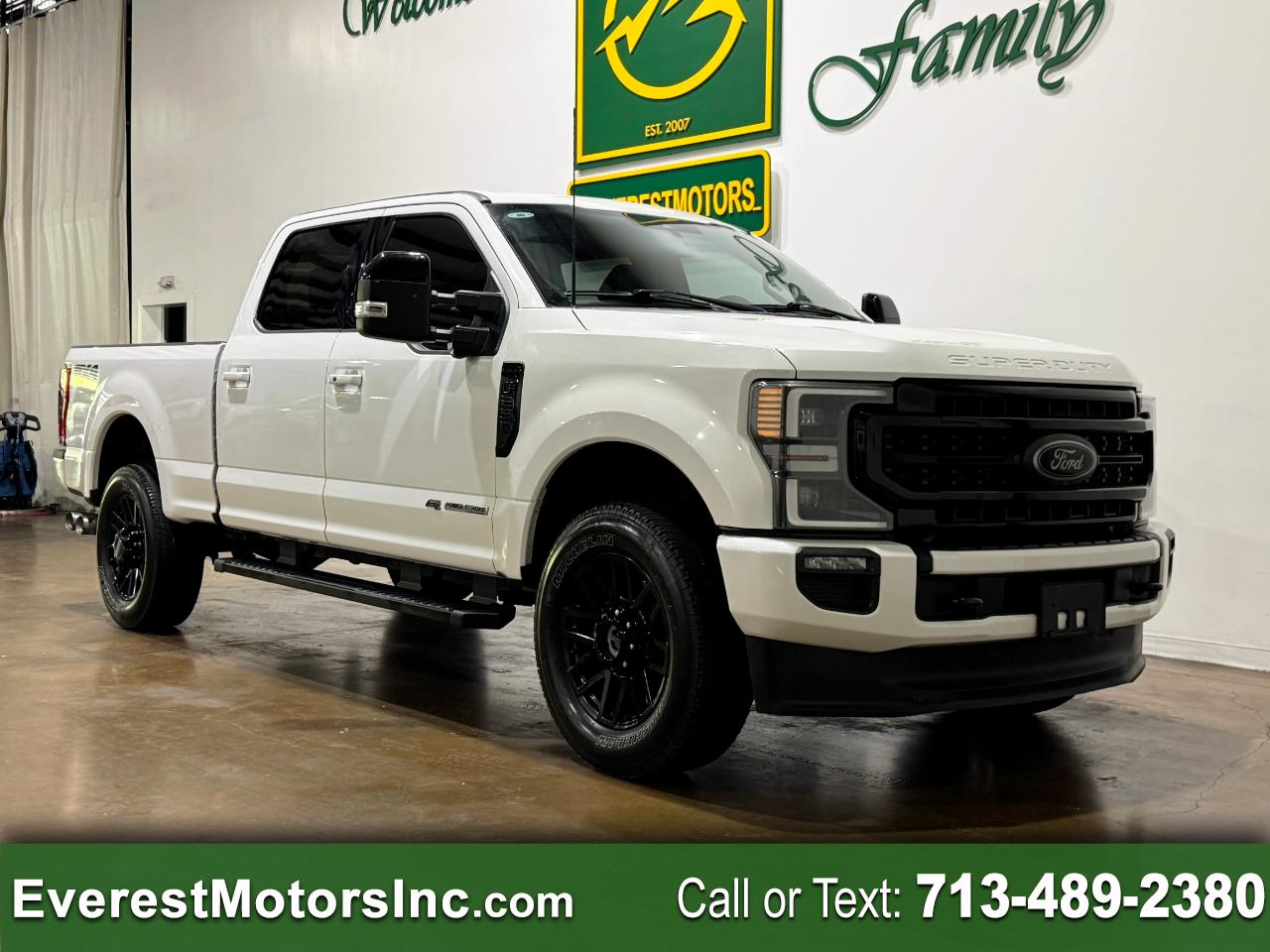 2022 Ford Super Duty F-250 SRW LARIAT ULTIMATE 4X4 CREW SHORT DIESEL TOW PKG 1OWN