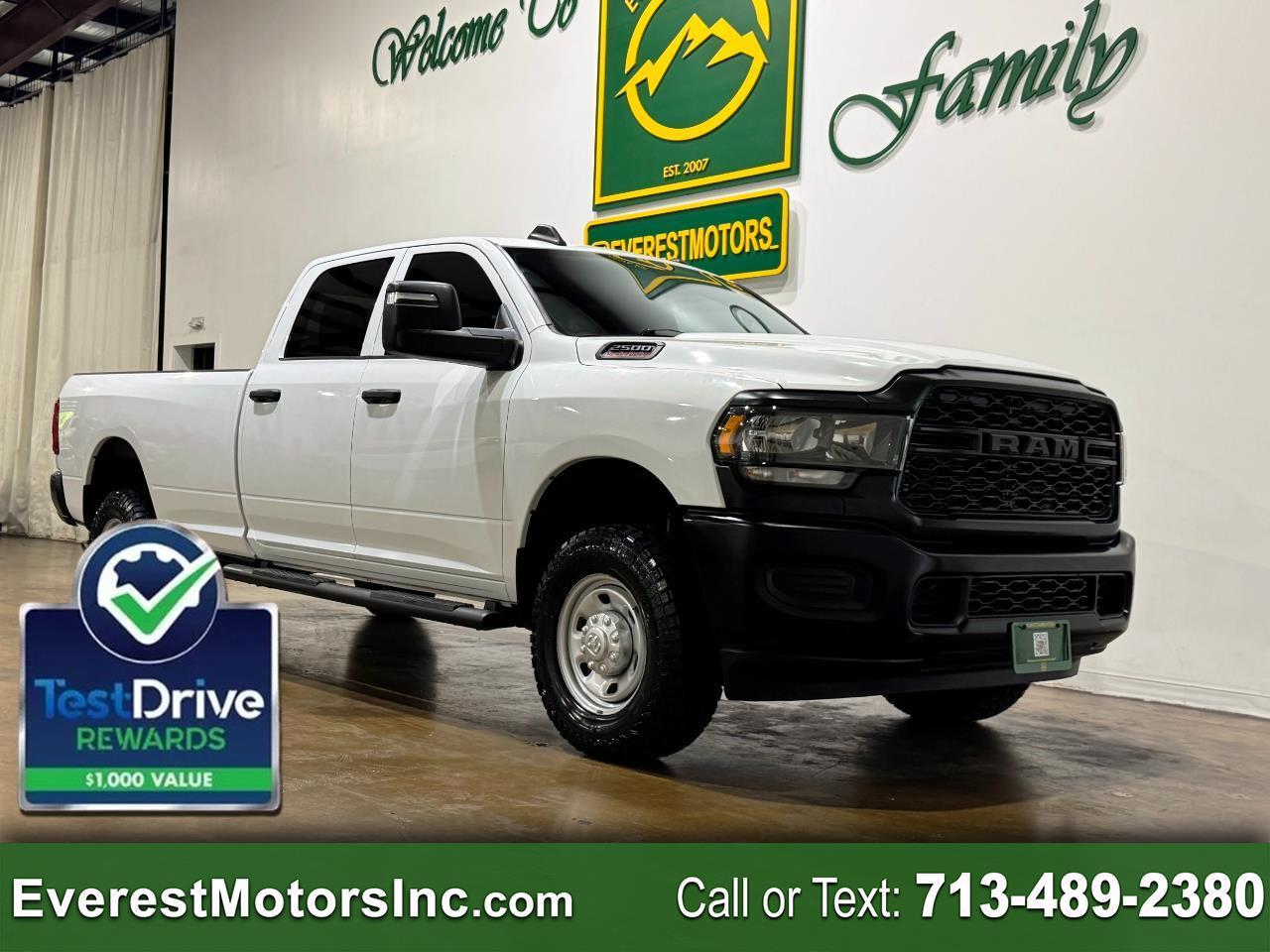 2023 RAM 2500 TRADESMAN 4X4 CREWCAB LONGBOX 6.4L V8 GAS 1OWNER