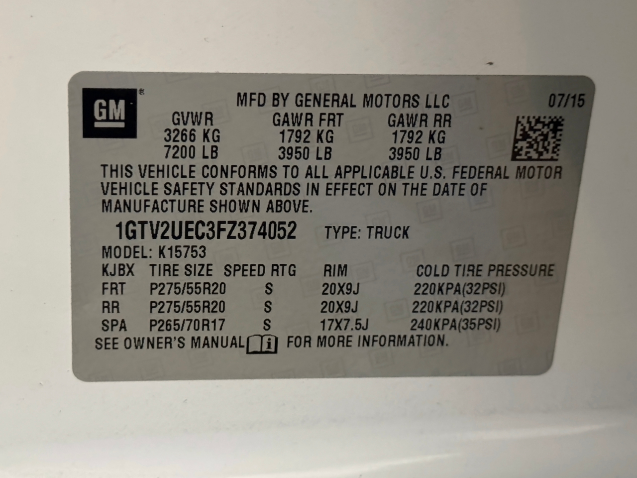 GMC Sierra 1500  2015