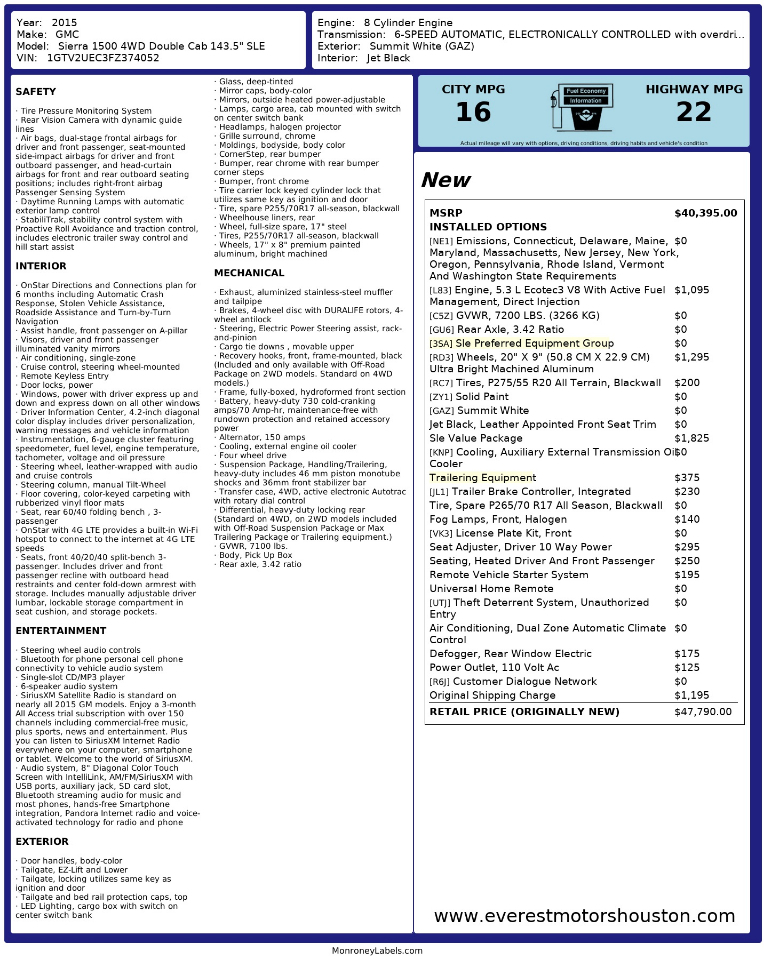 GMC Sierra 1500  2015