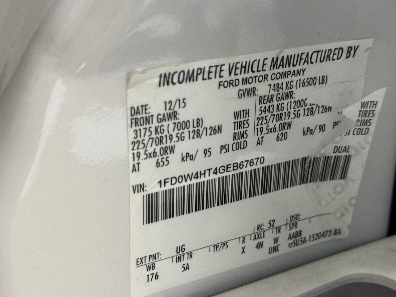 Ford Super Duty F-450 DRW  2016