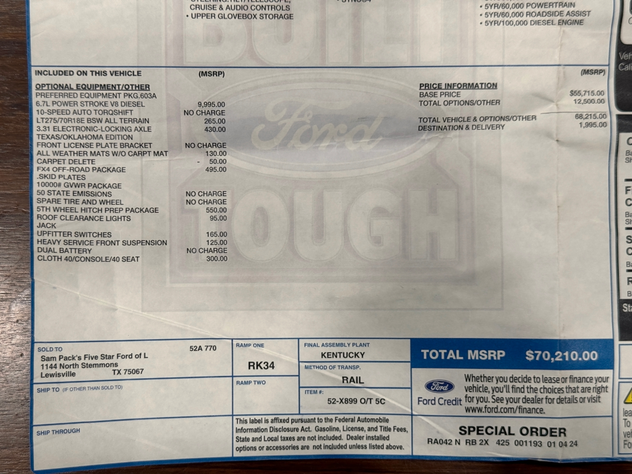 Ford Super Duty F-250 SRW  2024