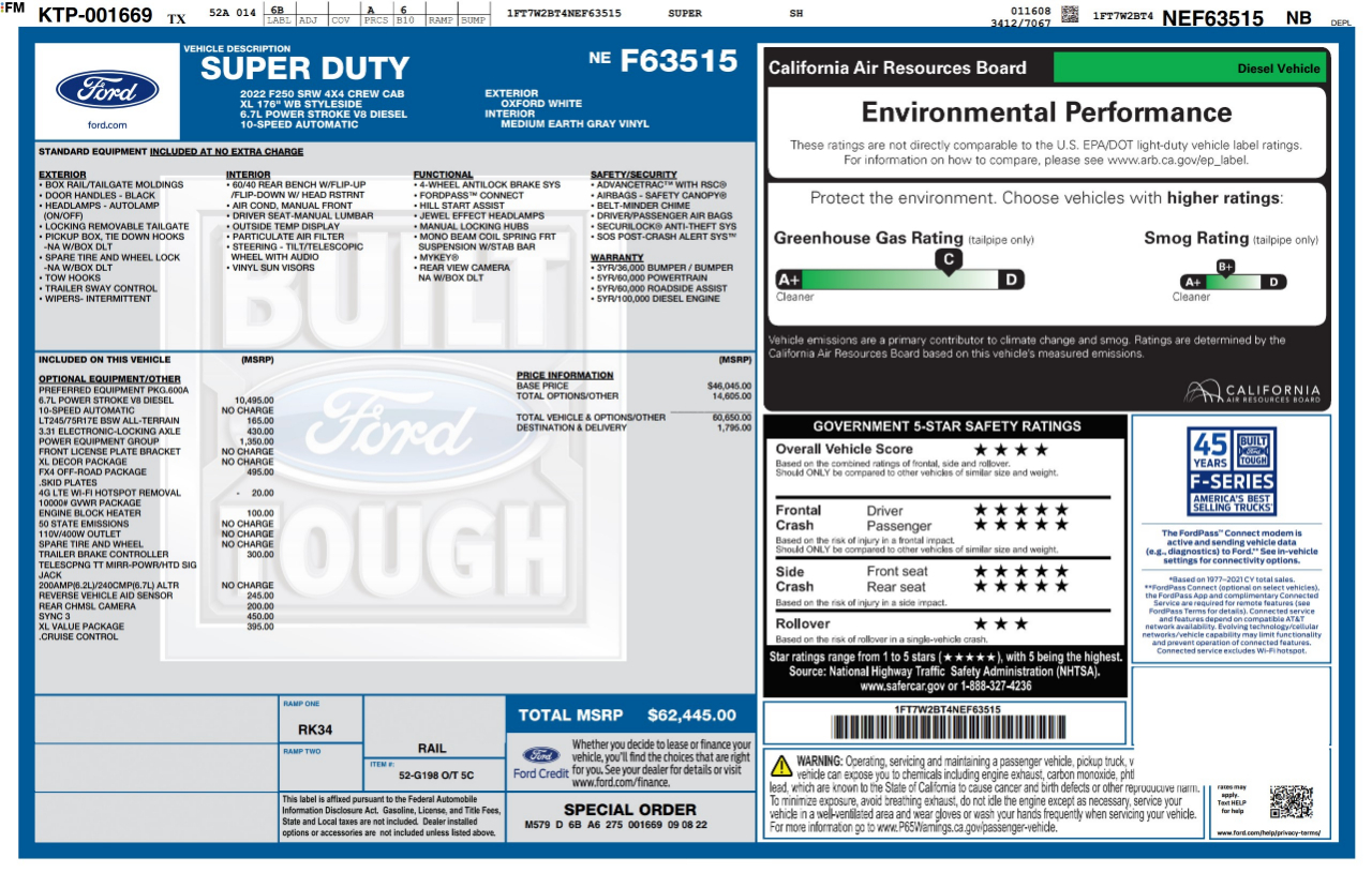 Ford Super Duty F-250 SRW  2022