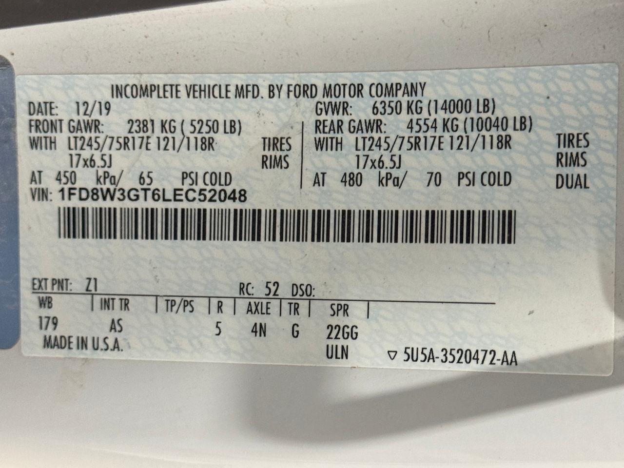 Ford Super Duty F-350 DRW  2020