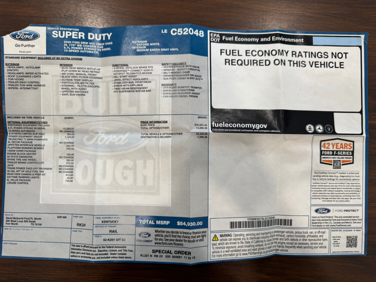 Ford Super Duty F-350 DRW  2020