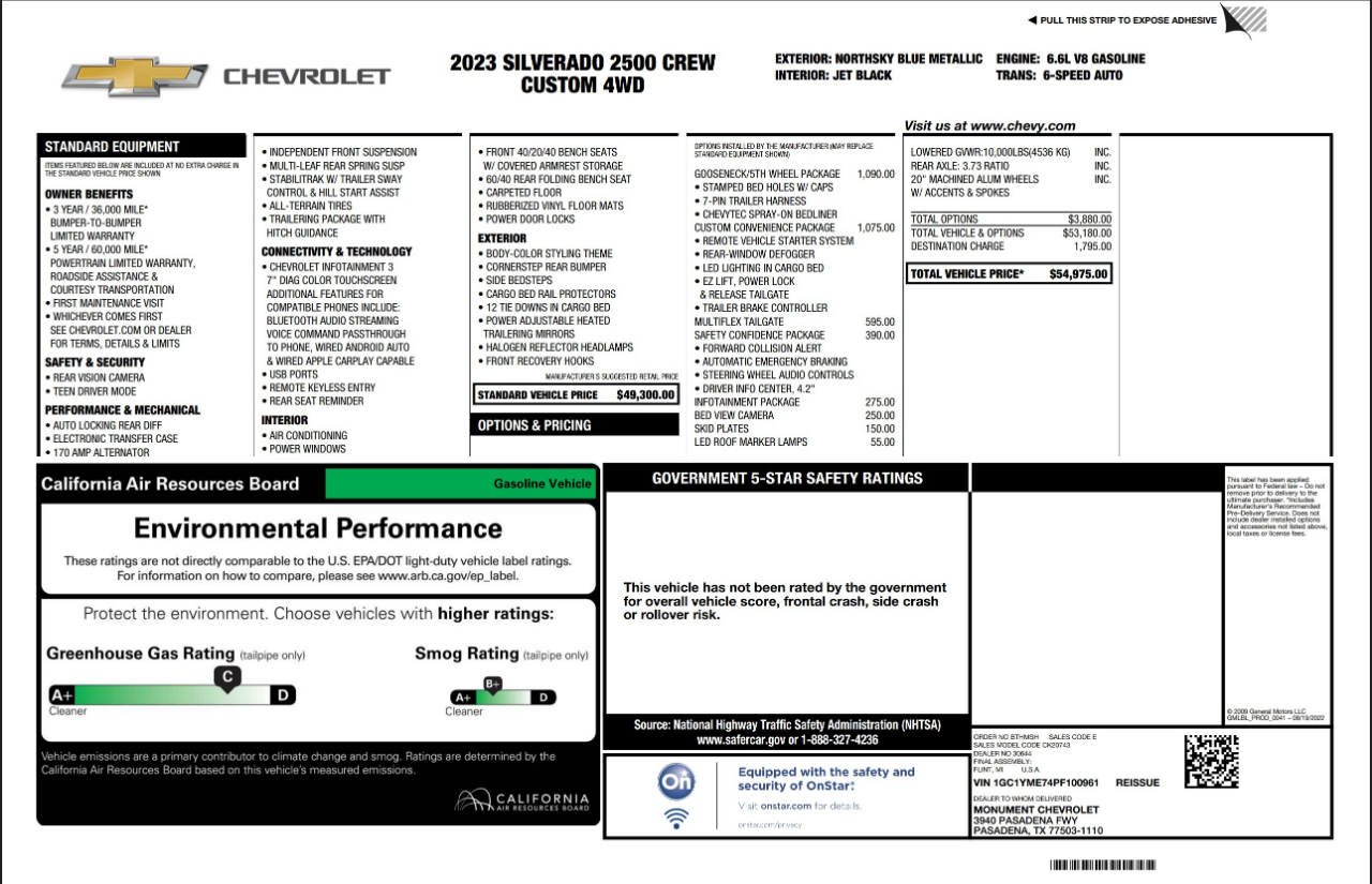 Chevrolet Silverado 2500HD  2023