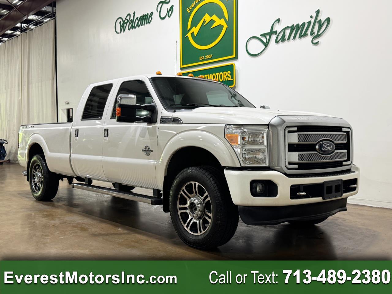 2016 Ford Super Duty F-250 SRW LARIAT PLATINUM 4X4 CREWCAB LONG BED 6.7L V8