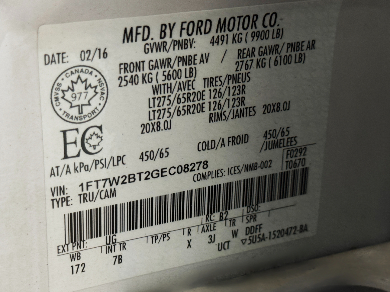 Ford Super Duty F-250 SRW  2016