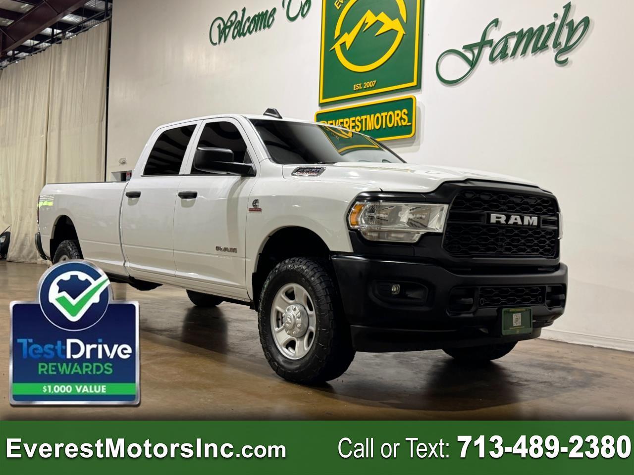 2022 RAM 2500 TRADESMAN 4X4 CREWCAB LONG 6.7L DIESEL 1OWNER