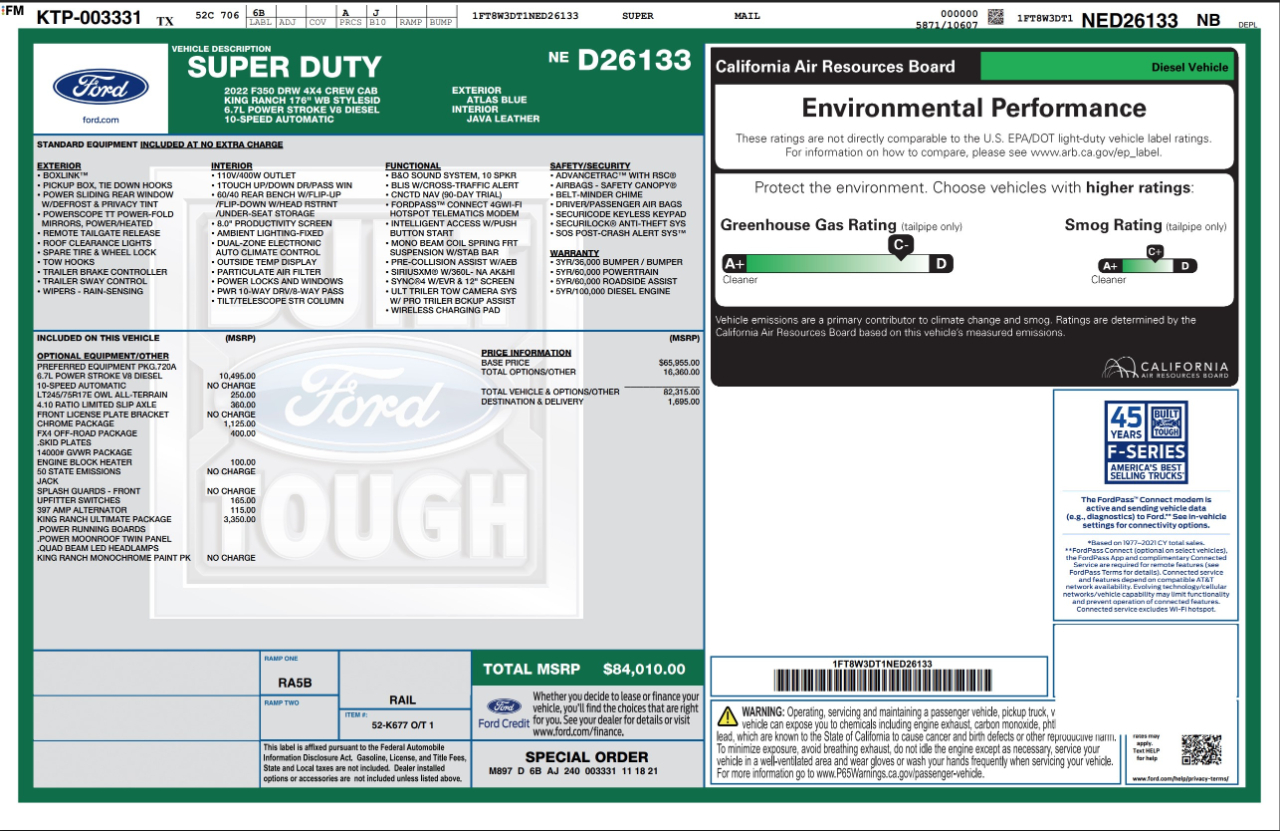 Ford Super Duty F-350 DRW  2022