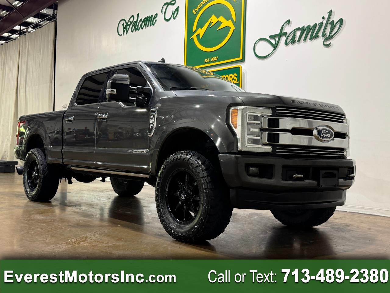 2019 Ford Super Duty F-250 SRW PLATINUM ULTIMATE 4X4 CREWCAB SHORT 6.7 DIESEL FX4