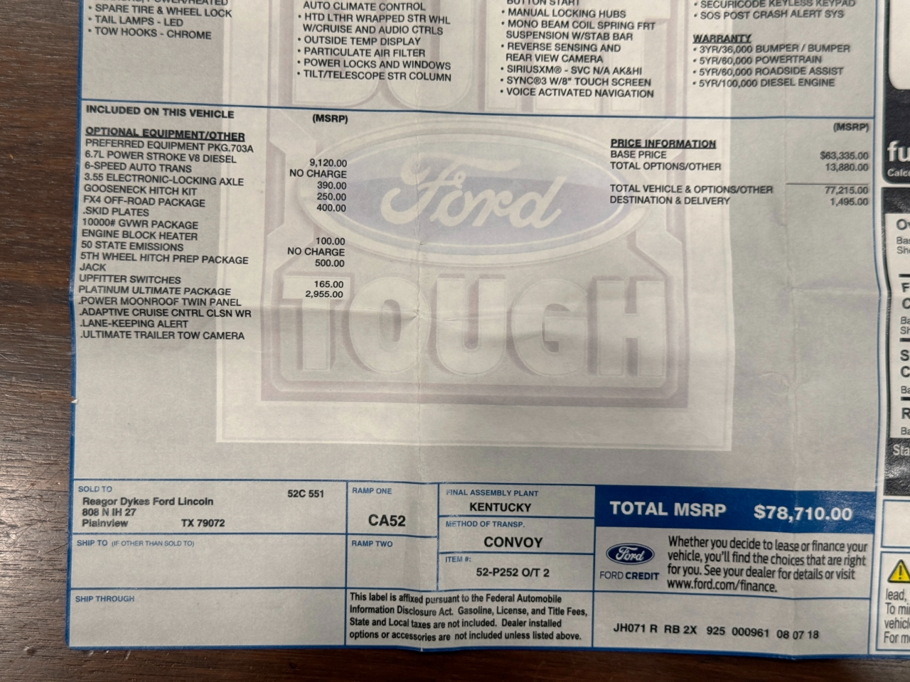Ford Super Duty F-250 SRW  2019