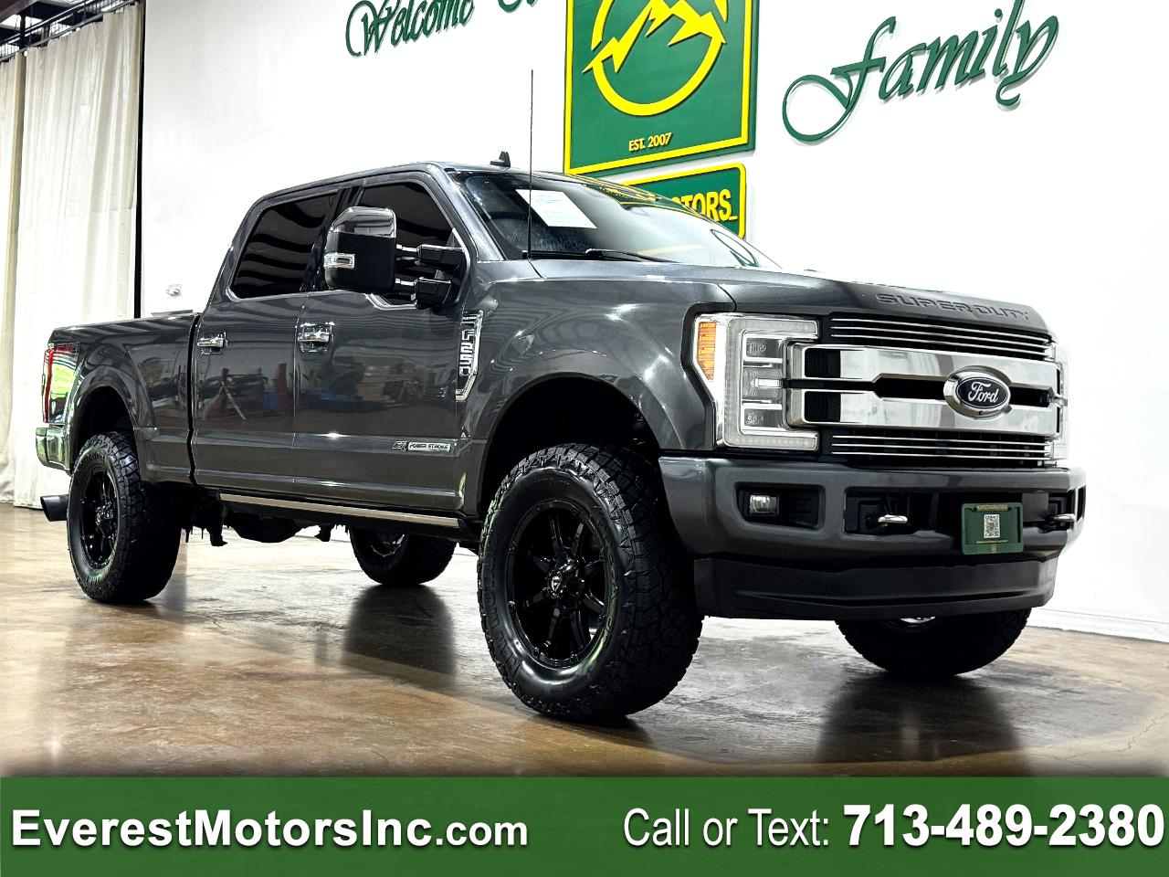 2019 Ford Super Duty F-250 SRW PLATINUM ULTIMATE 4X4 CREWCAB SHORT 6.7 DIESEL FX4