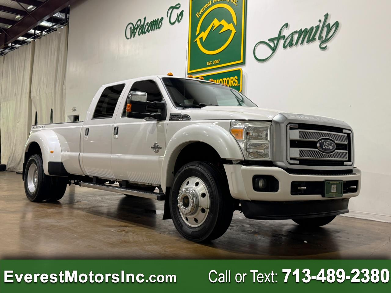 2016 Ford Super Duty F-450 DRW PLATINUM 4X4 CREWCAB 6.7L V8 DIESEL 1OWNER FX4