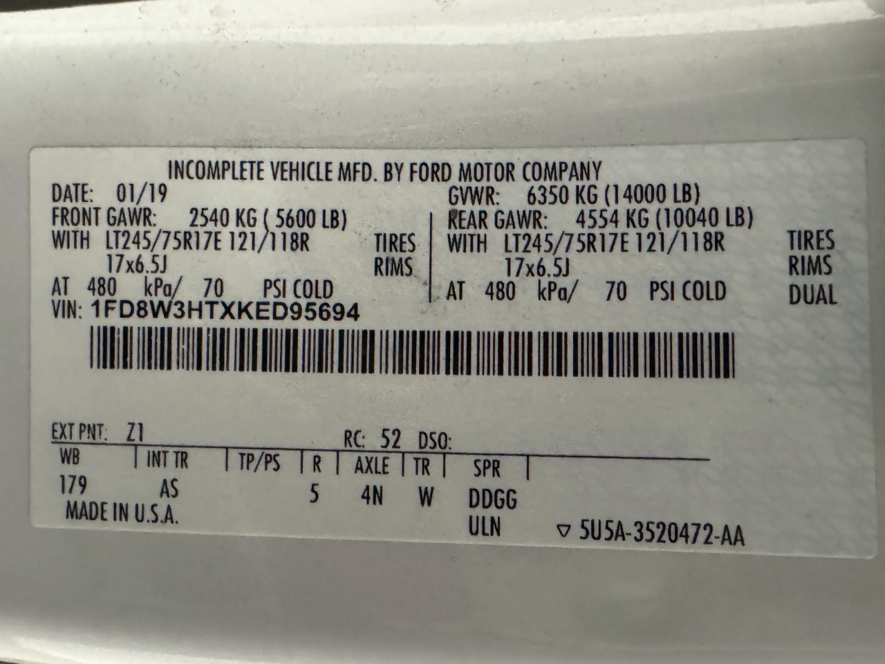 Ford Super Duty F-350 DRW  2019