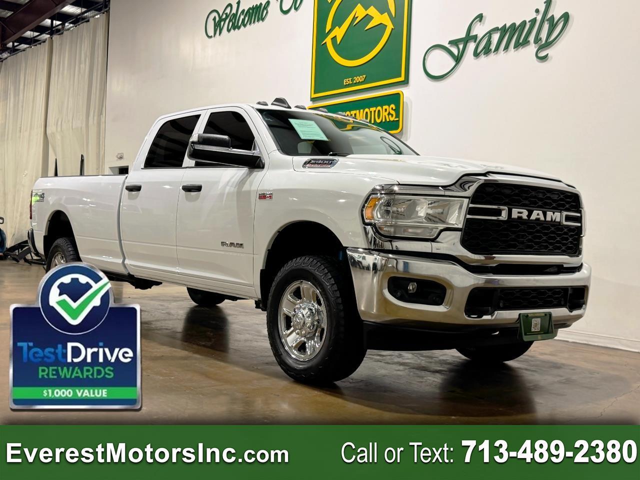 2022 RAM 2500 TRADESMAN 4X4 CREWCAB LONGBOX 6.4L HEMI GAS 1OWNER