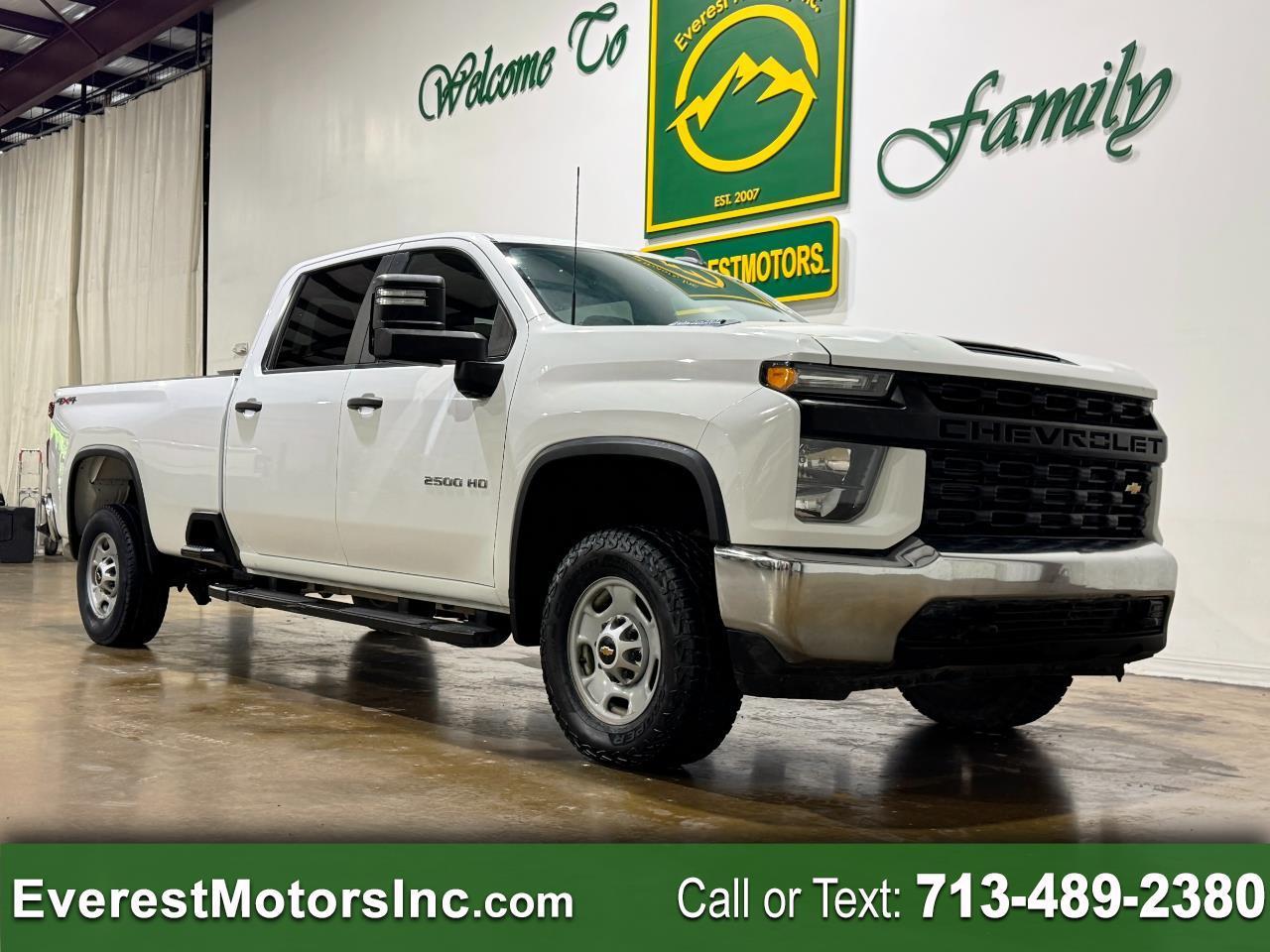 2023 Chevrolet Silverado 2500HD WT 4X4 CREWCAB LONG 6.6L V8 DURAMAX DIESEL 1OWNER