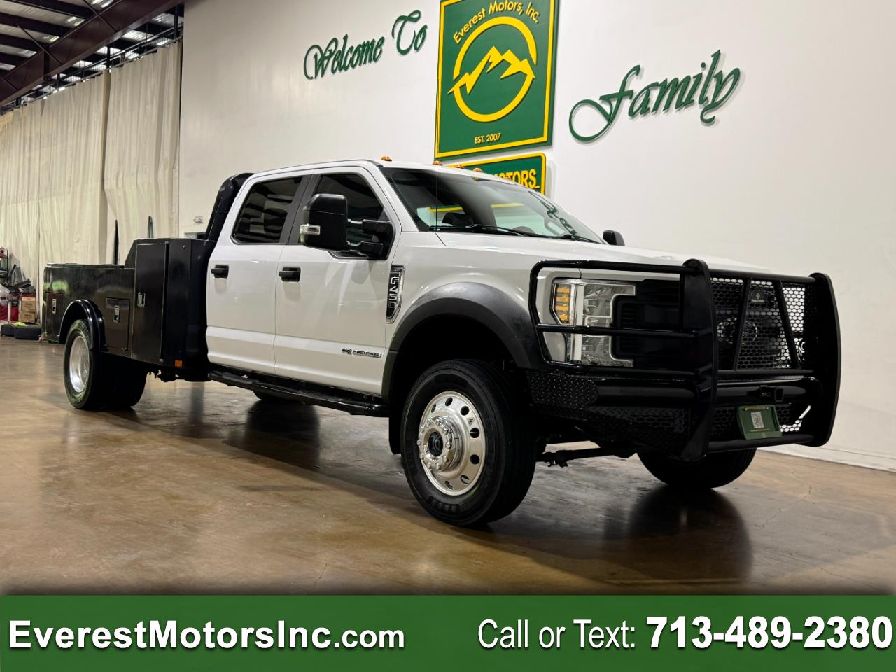 2019 Ford Super Duty F-450 DRW XL 4X4 CREWCAB 11FT FLATBED 6.7 PTO DIESEL TOW PKG
