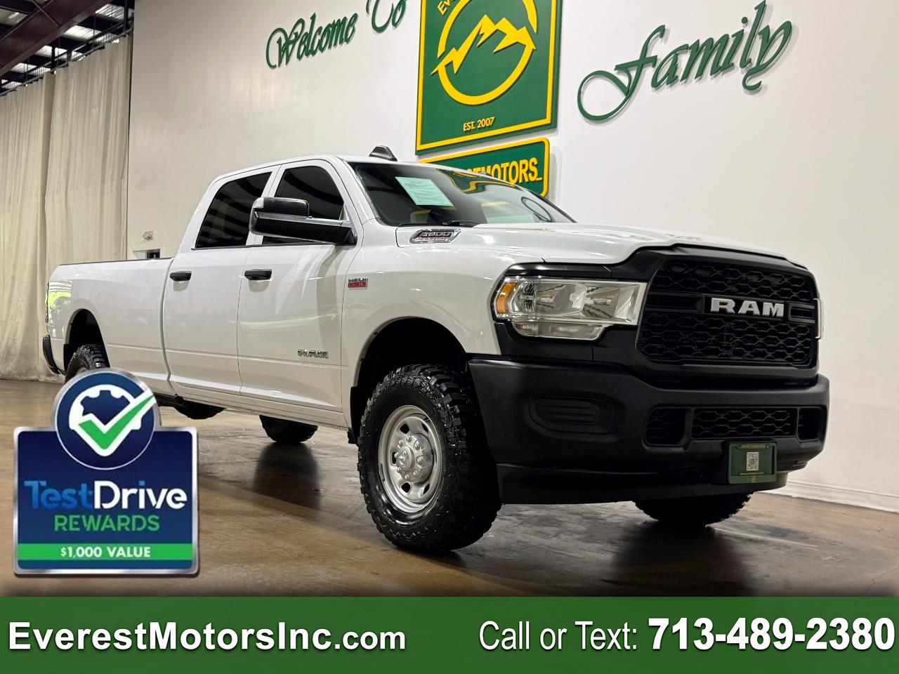 2022 RAM 2500 TRADESMAN 4X4 CREWCAB LONGBOX 6.4L HEMI GAS 1OWNER