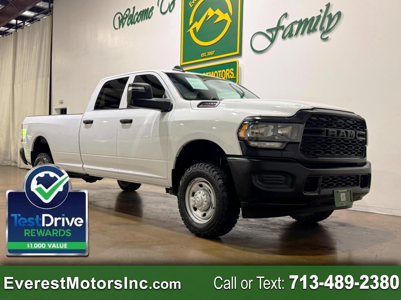 2023 RAM 2500 TRADESMAN 4X4 CREWCAB LONGBOX 6.4L HEMI GAS 1OWNER