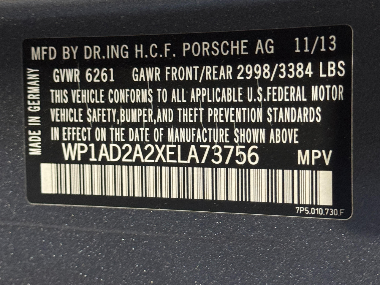 Porsche Cayenne  2014