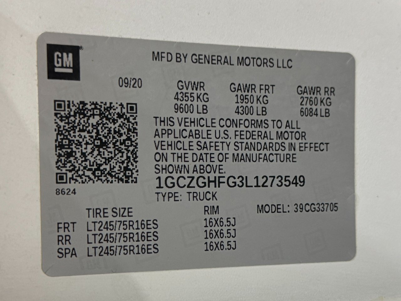 Chevrolet Express Cargo Van  2020