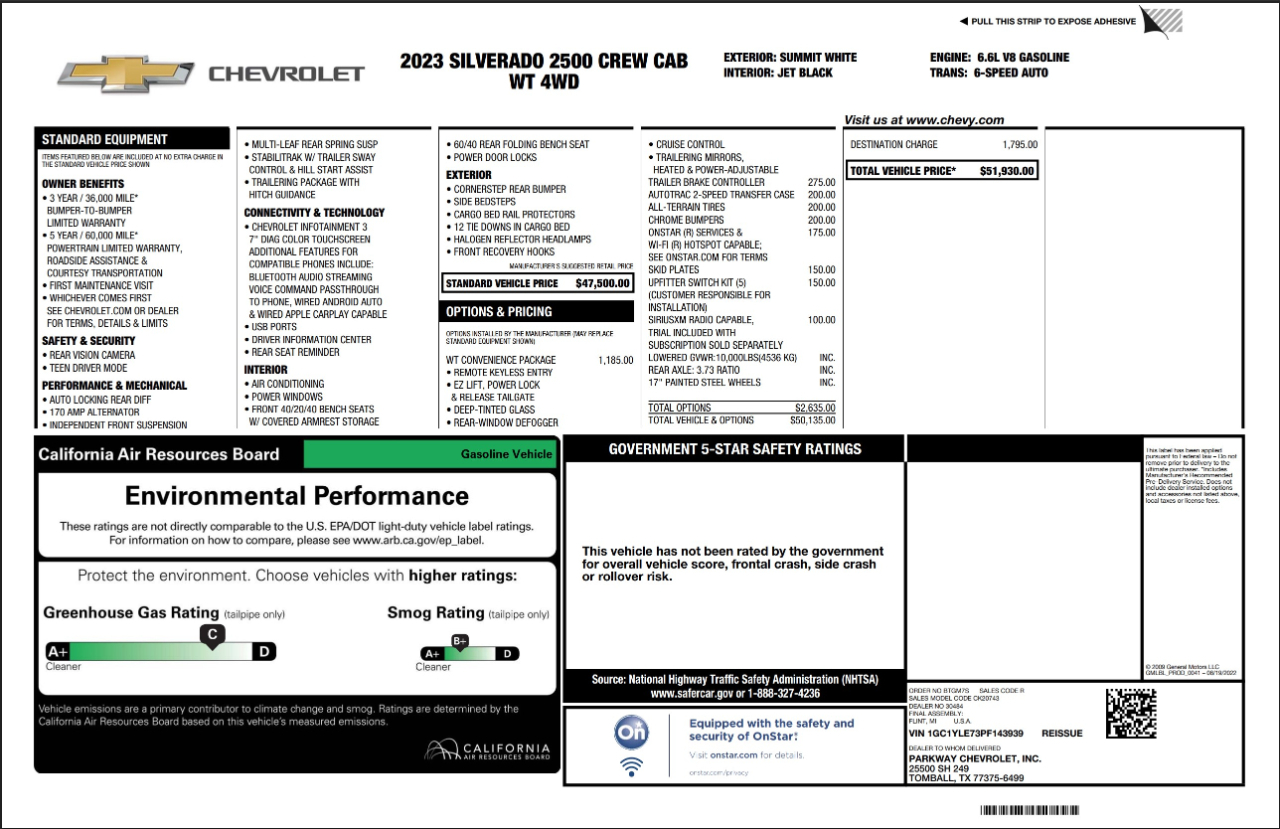 Chevrolet Silverado 2500HD  2023