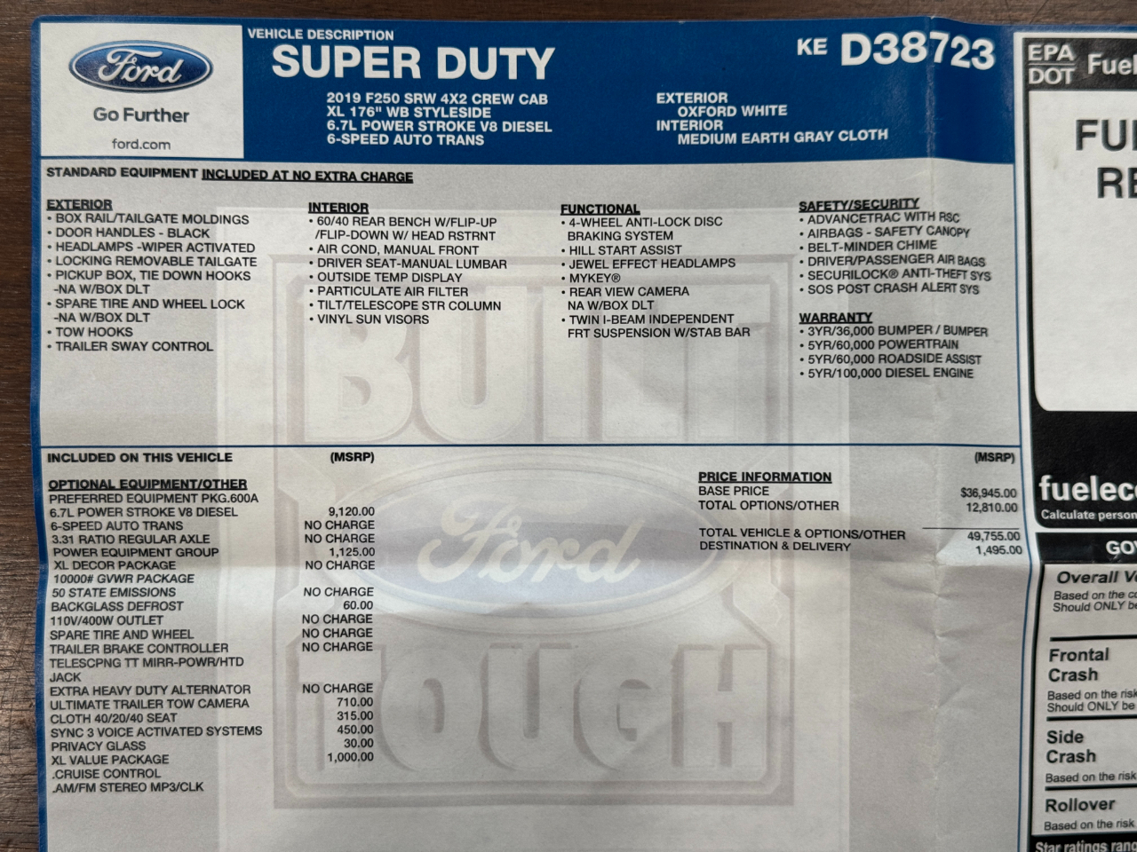 Ford Super Duty F-250 SRW  2019