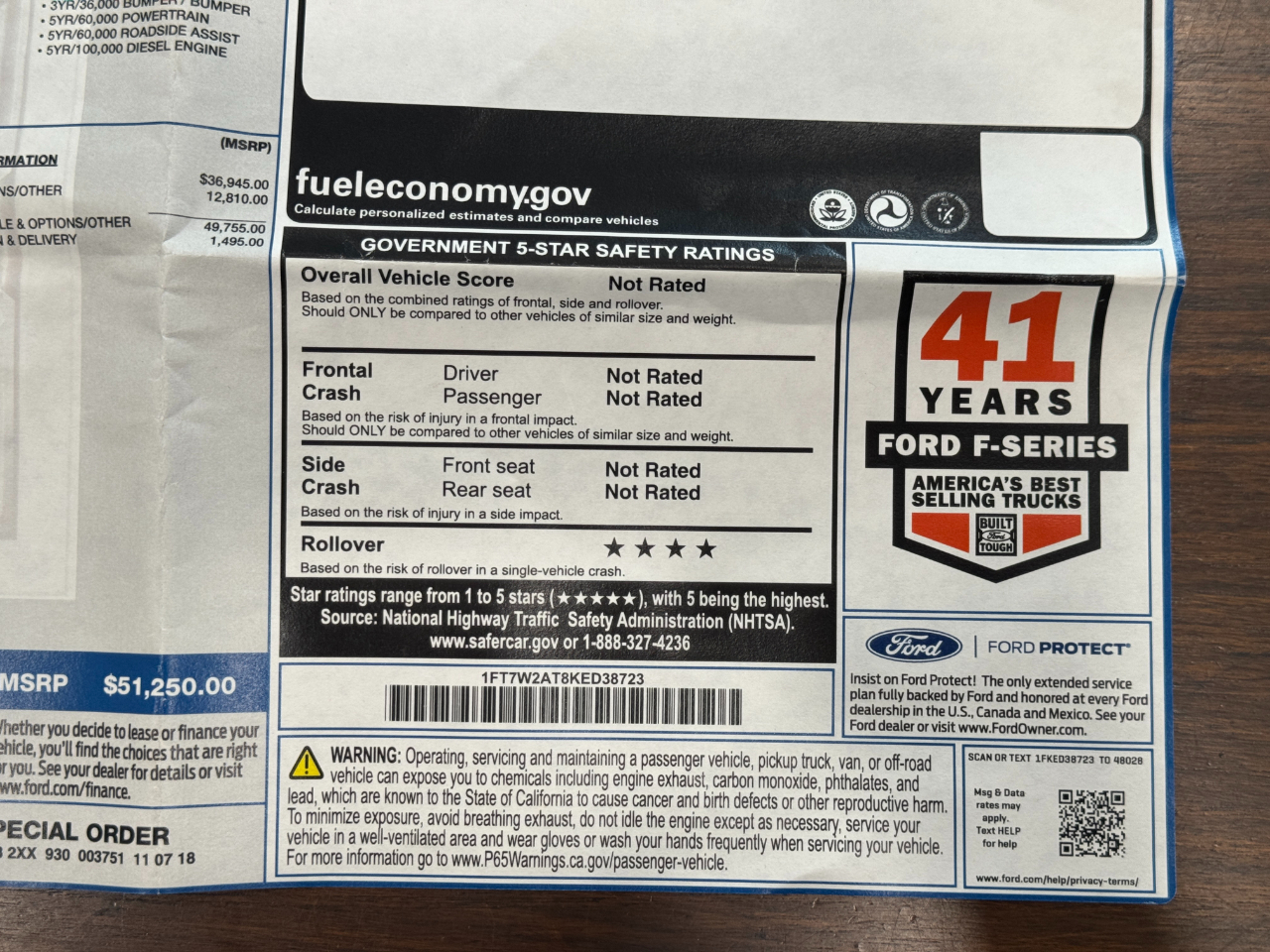 Ford Super Duty F-250 SRW  2019