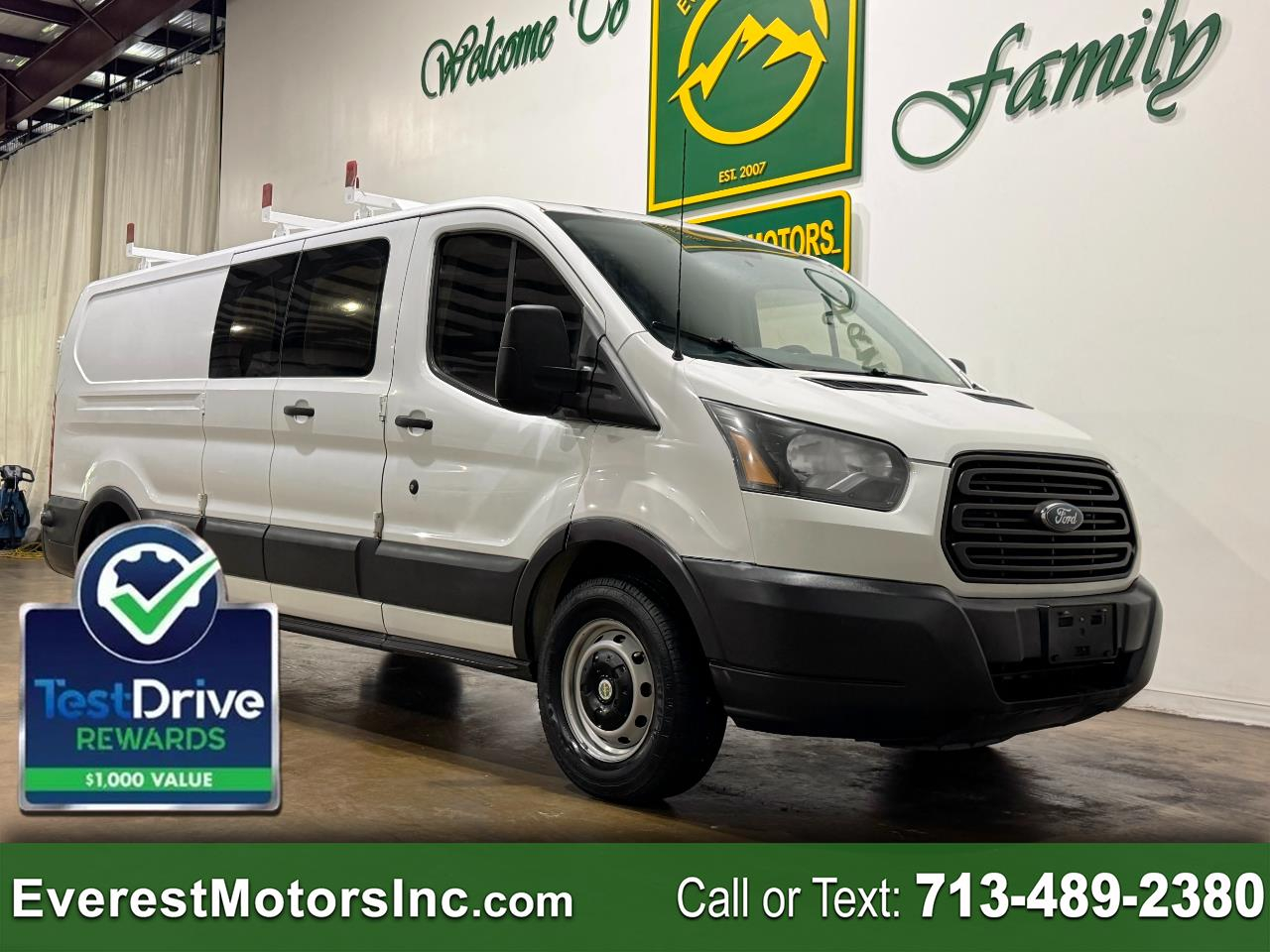 2015 Ford Transit Cargo Van T-350 LONGWB LOWROOF RWD 3.5L V6GAS 1OWNER TOW PKG