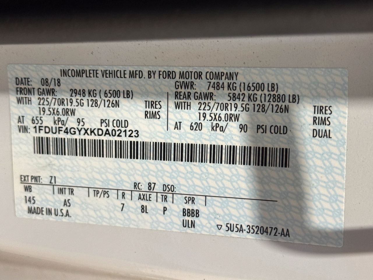 Ford Super Duty F-450 DRW  2019