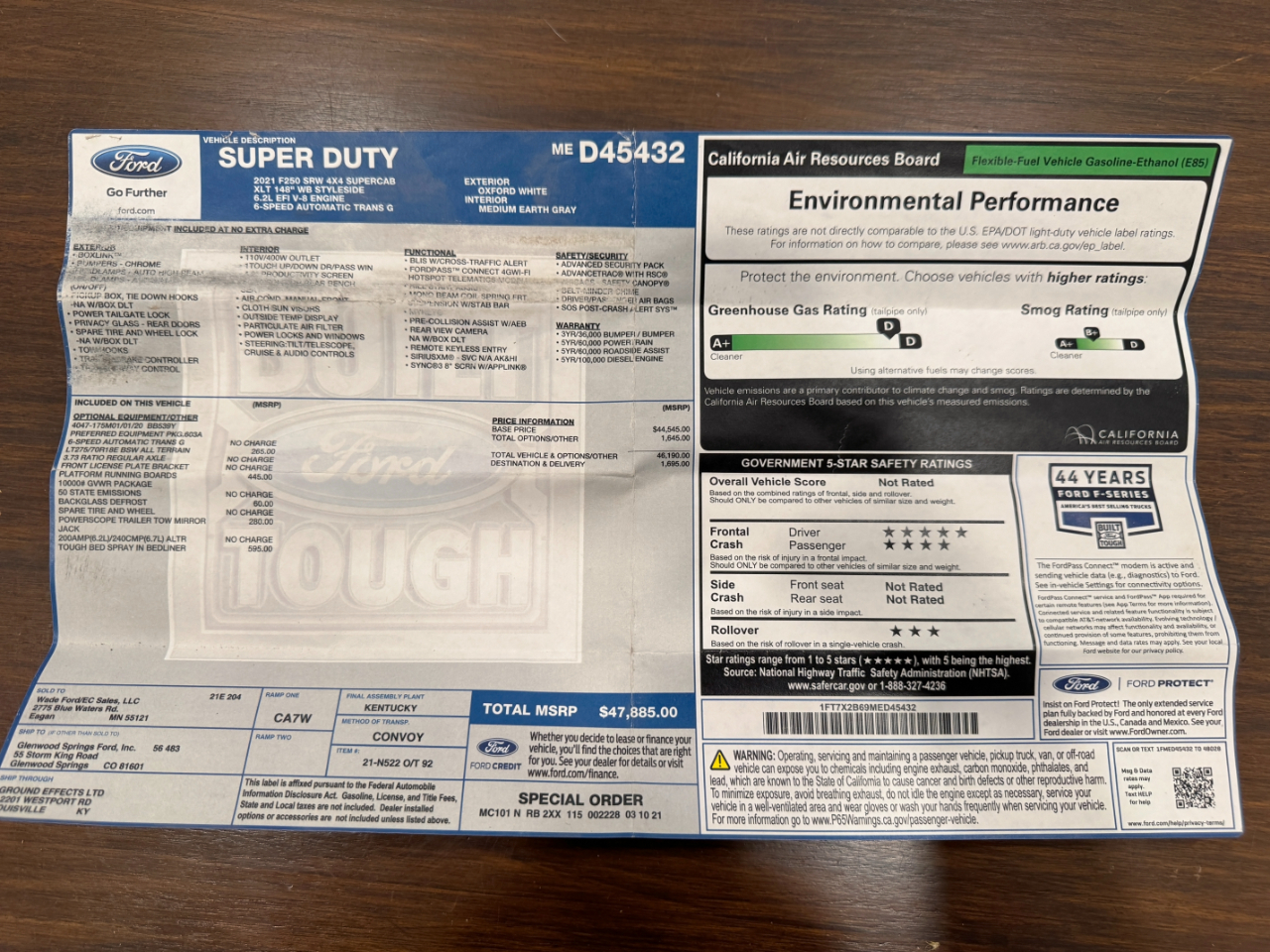 Ford Super Duty F-250 SRW  2021