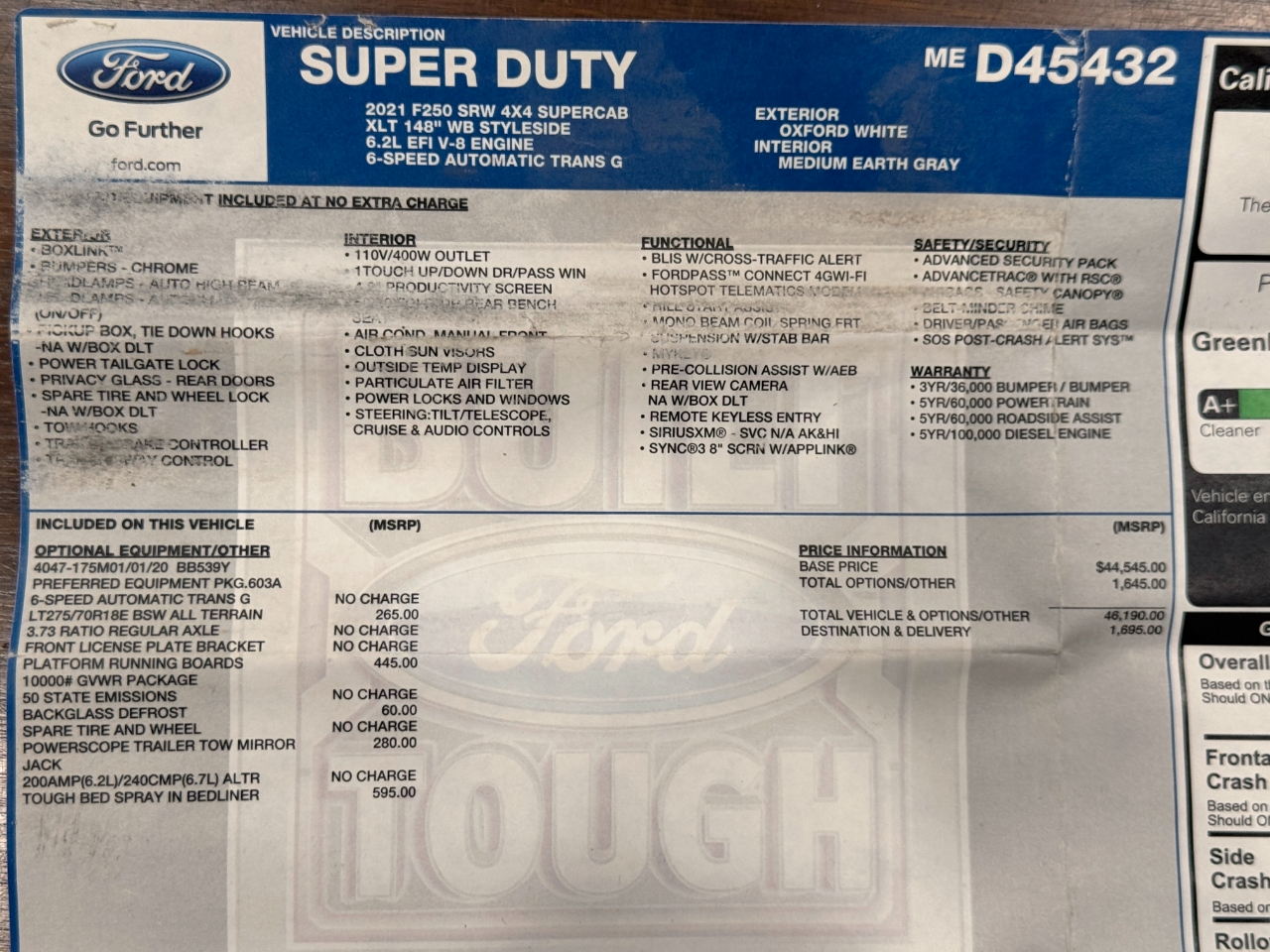 Ford Super Duty F-250 SRW  2021