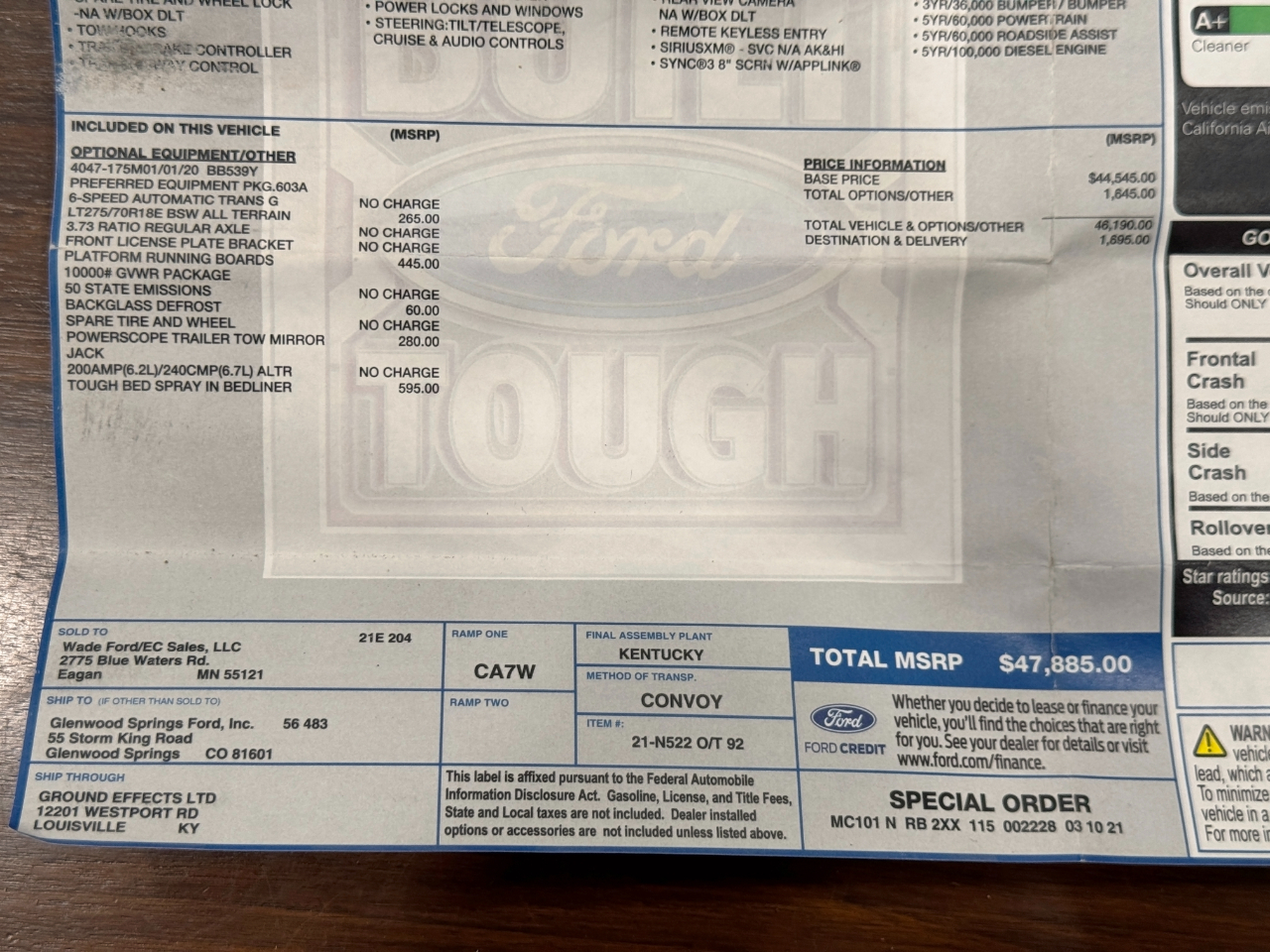 Ford Super Duty F-250 SRW  2021