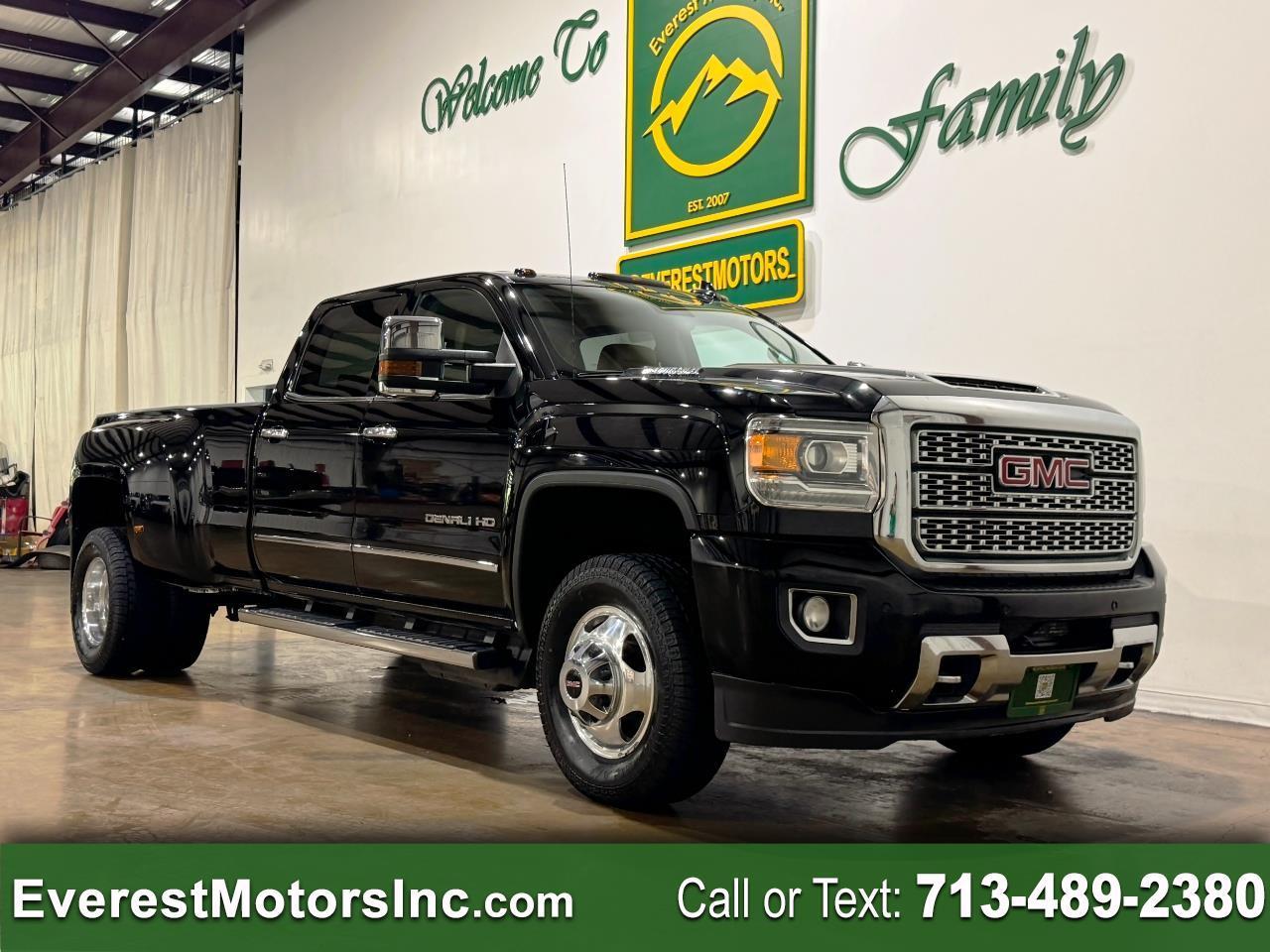 2018 GMC Sierra 3500HD DENALI 4X4 CREWCAB DRW 6.6L V8 DIESEL DURAMAX