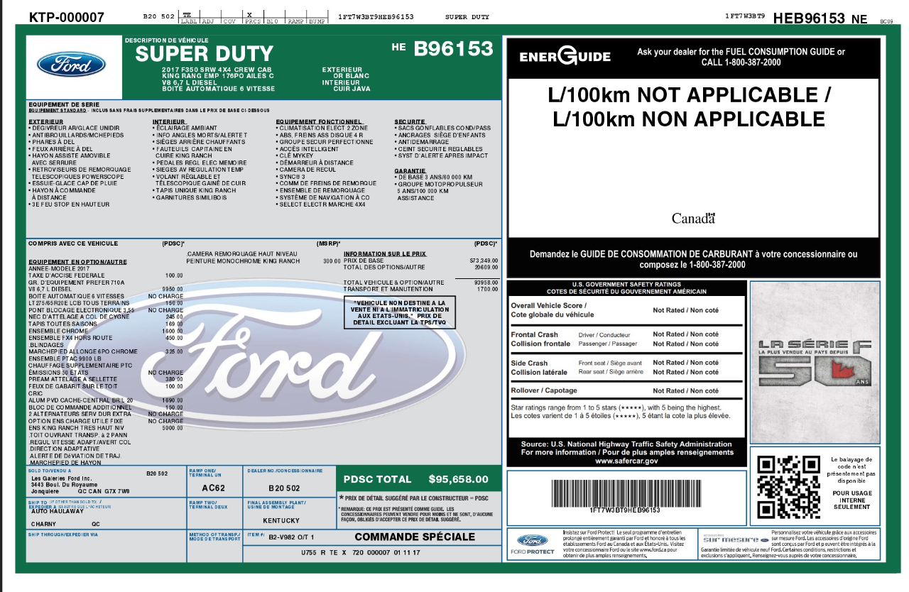 Ford Super Duty F-350 SRW  2017