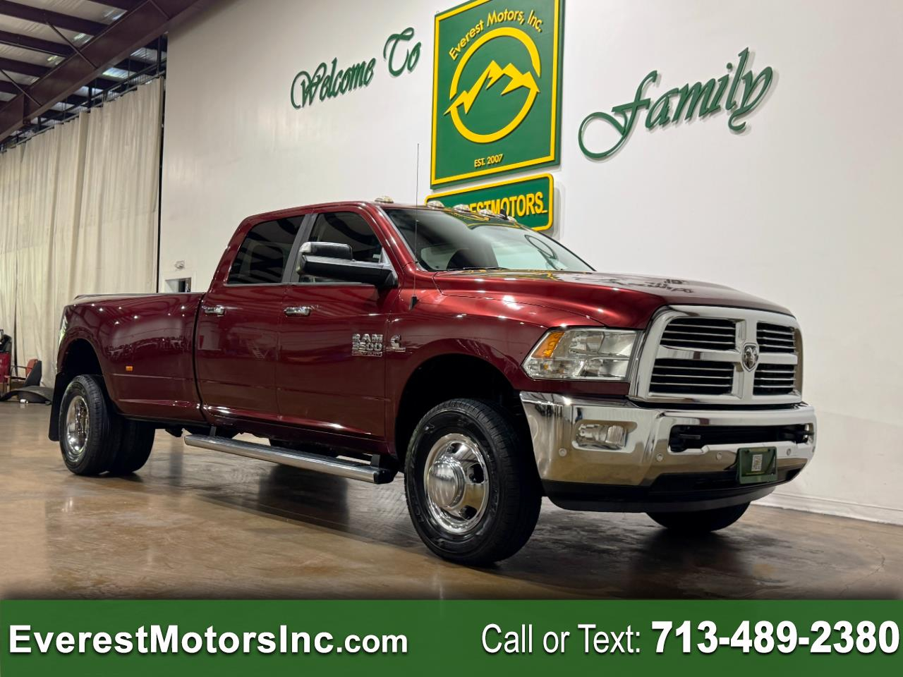 2017 RAM 3500 SLT LONESTAR 4X4 CREWCAB 6.7L DIESEL AISIN 1OWNER