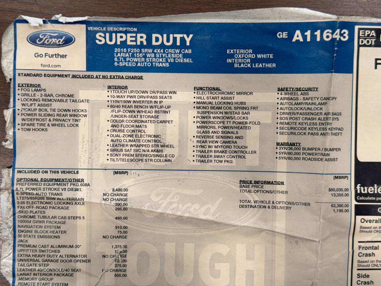Ford Super Duty F-250 SRW  2016
