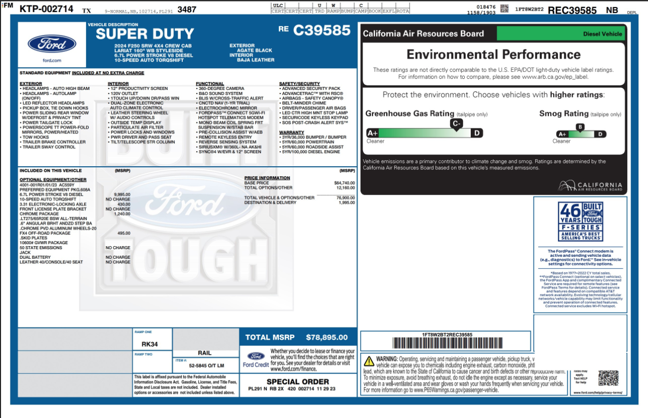 Ford Super Duty F-250 SRW  2024