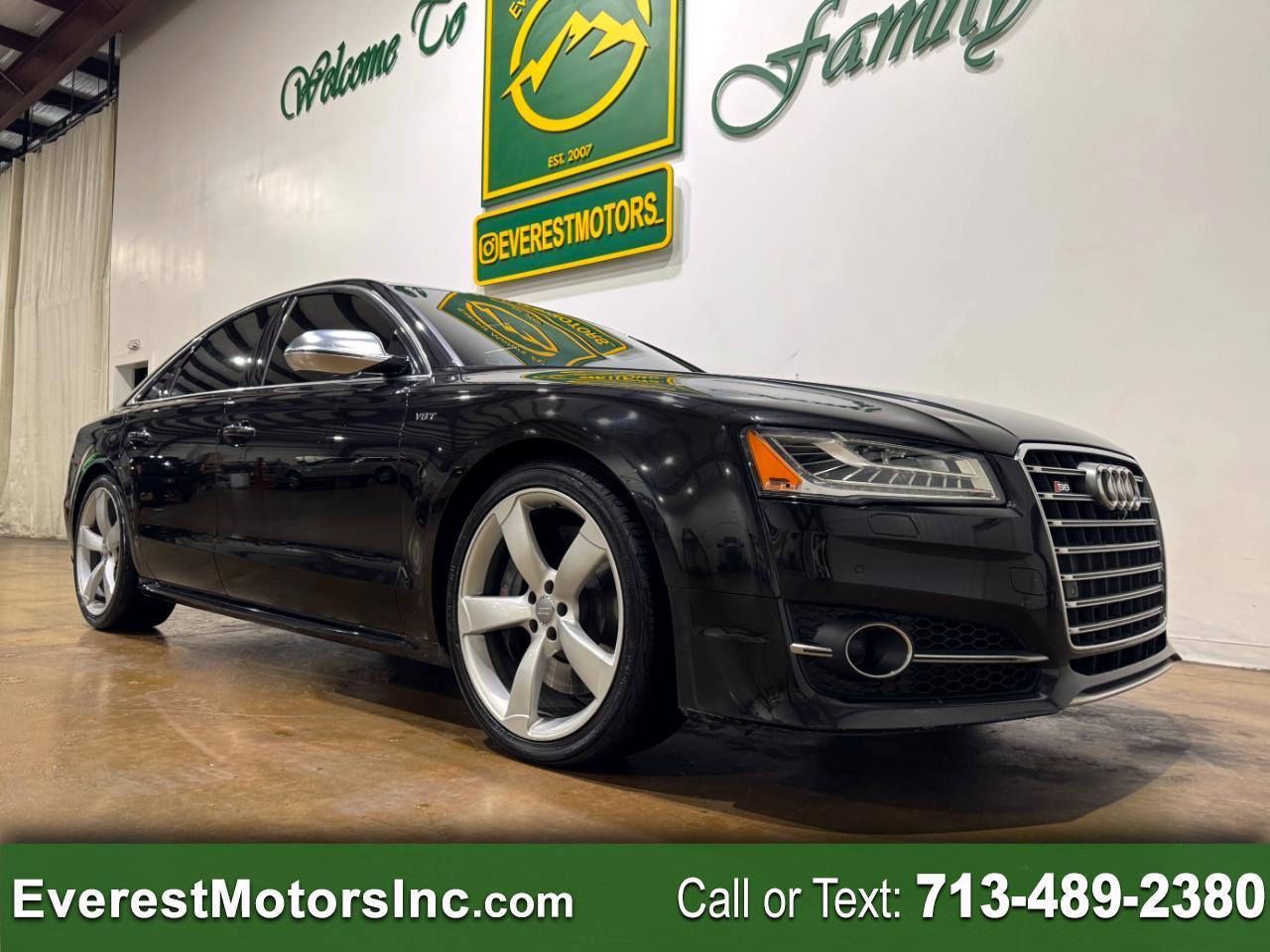 2015 Audi S8 4.0T QUATTRO AWD SEDAN 4.0L V8 GAS PRESTIGE TRIMS