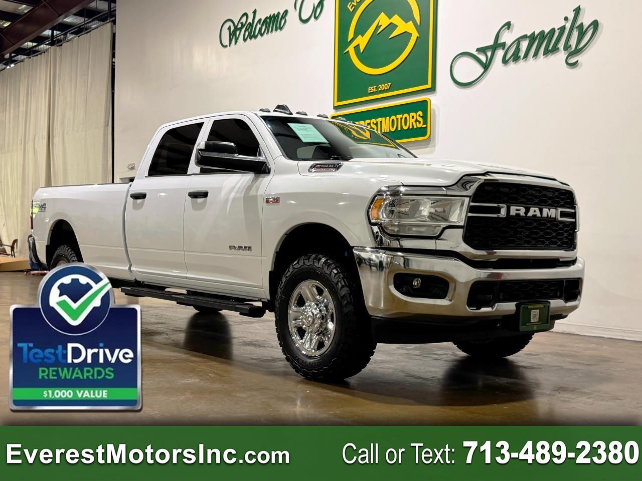 2022 RAM 2500 TRADESMAN 4X4 CREWCAB LONGBOX 6.4L V8 GAS 1OWNER