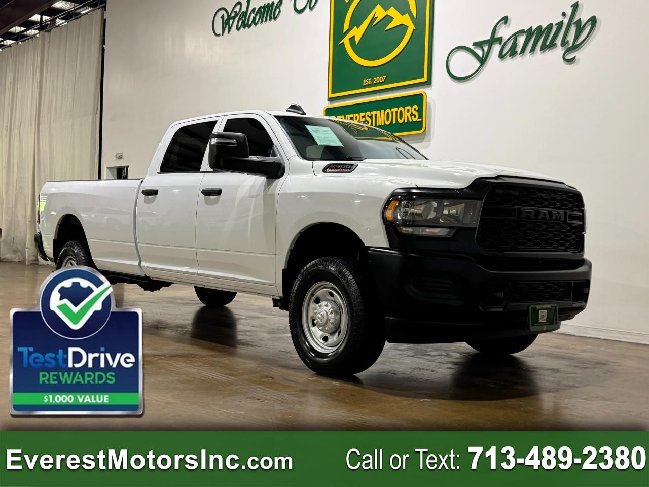 2023 RAM 2500 TRADESMAN 4X4 CREWCAB LONGBOX 6.4L V8 GAS 1OWNER