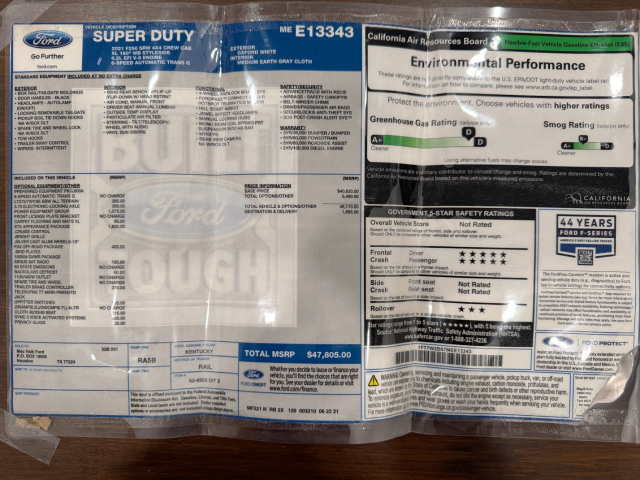 Ford Super Duty F-250 SRW  2021