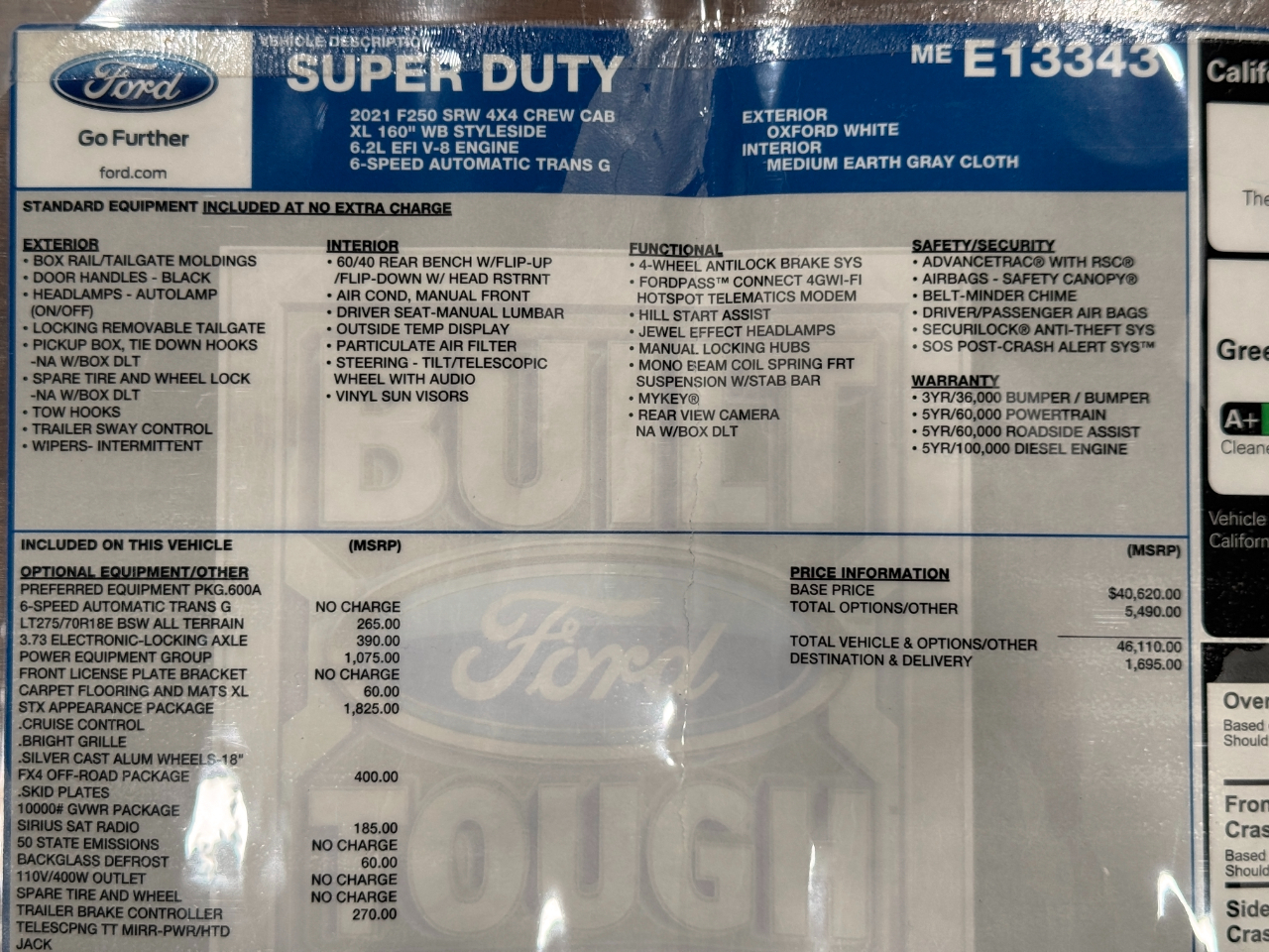 Ford Super Duty F-250 SRW  2021